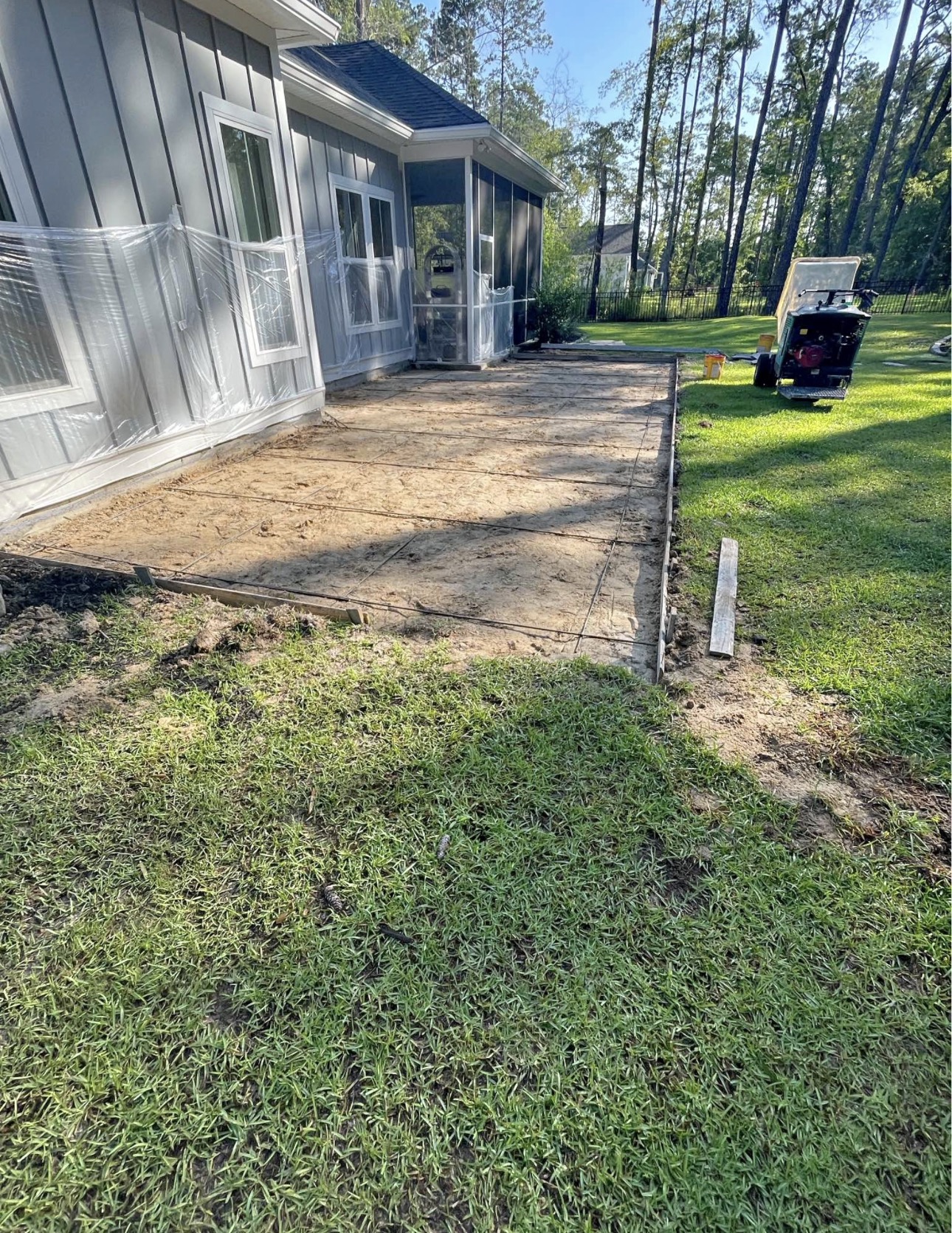 Backyard concrete patio — MCS Solutions