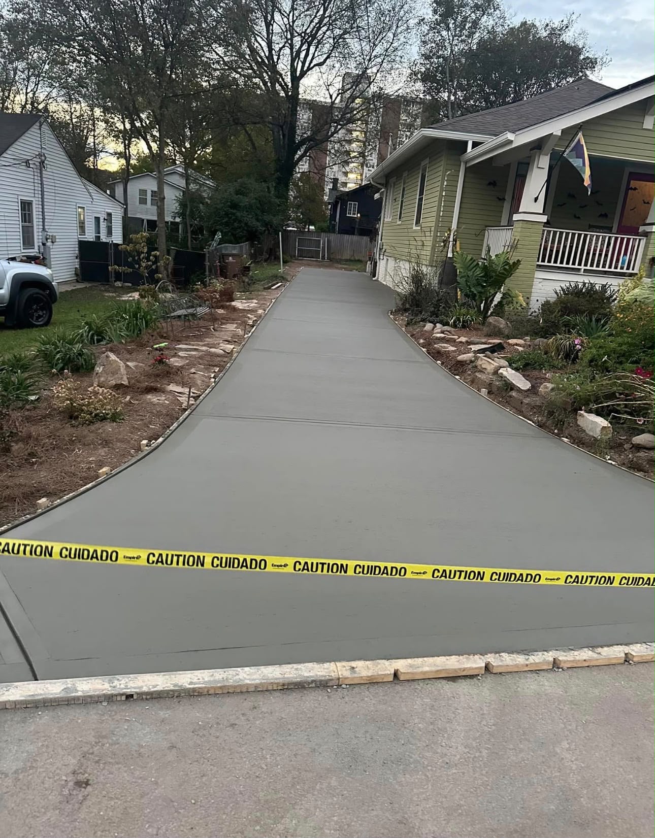 Finished concrete driveway — MCS Solutions
