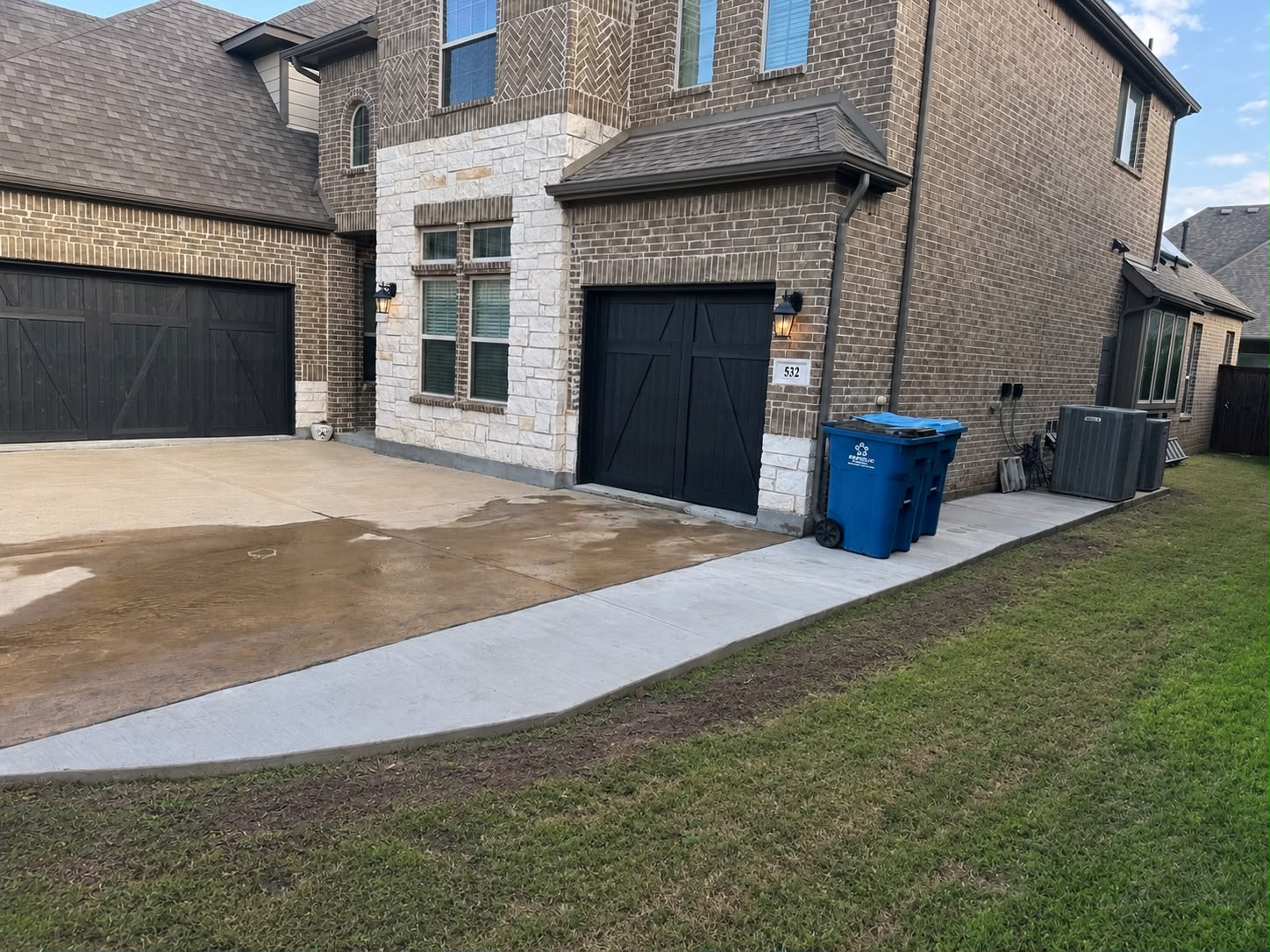 Side yard concrete walkway — MCS Solutions